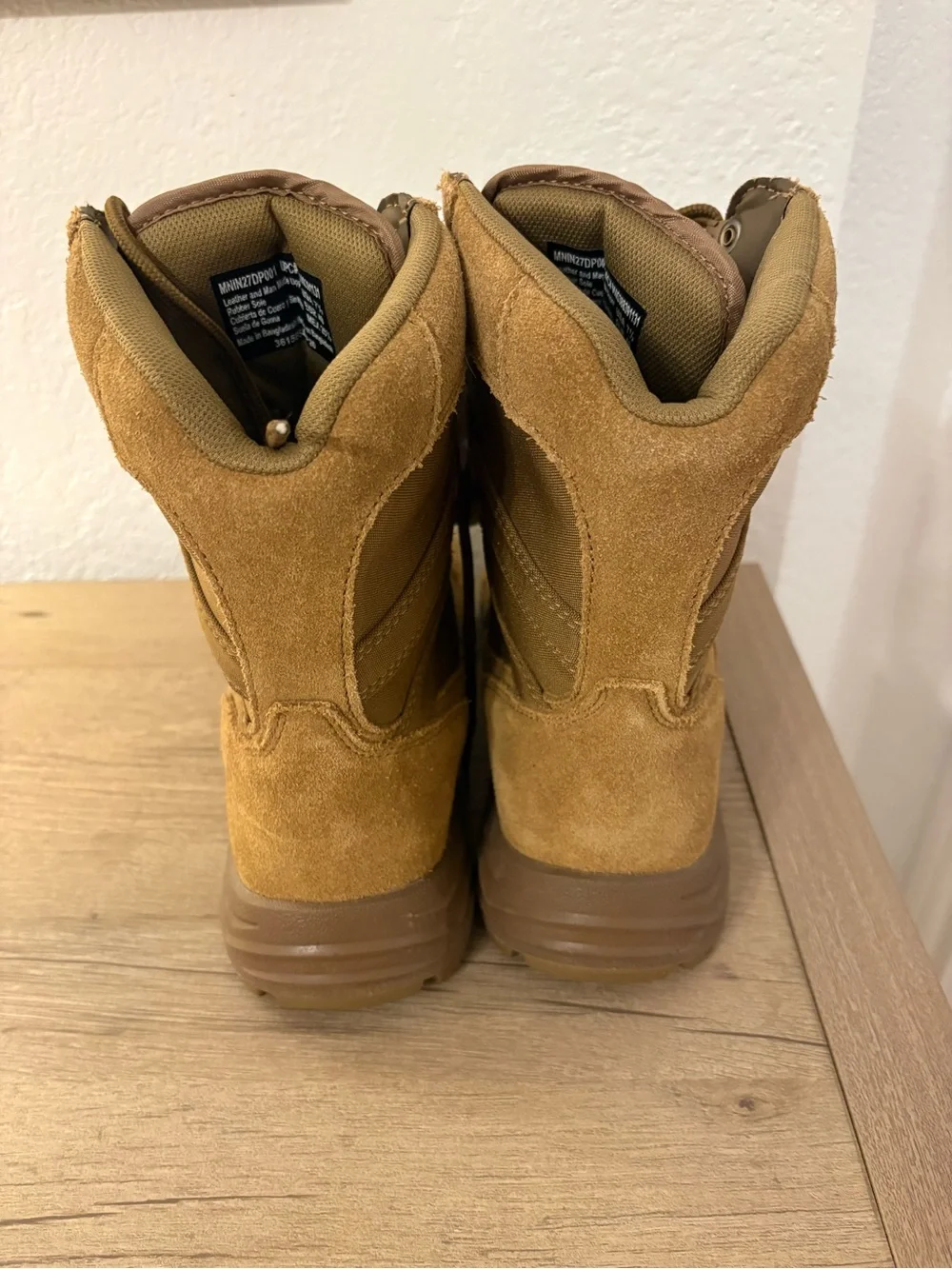 Interceptor tactical camping / hunting boots tan size 7.5